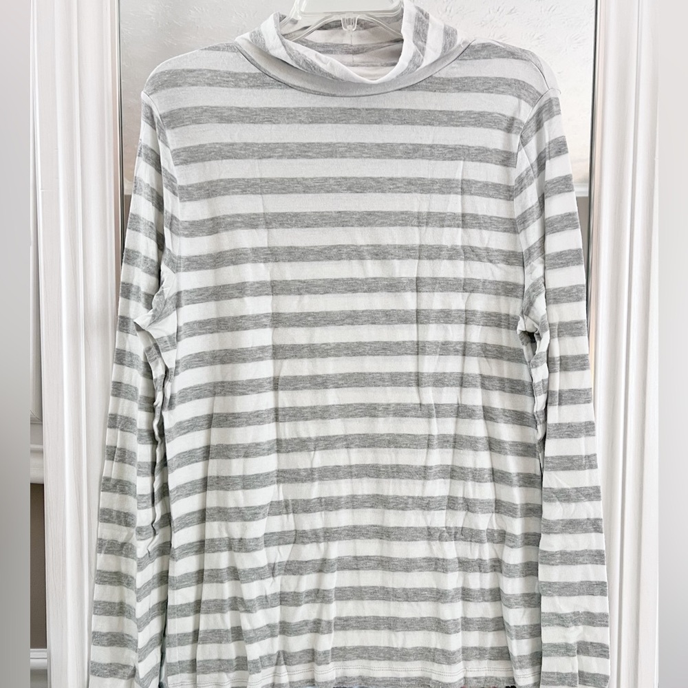 A New Day Striped Turtleneck Long Sleeve